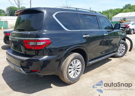 2021 Nissan Armada Sv 2Wd from USA, damaged, VIN JN8AY2AC6M9147642